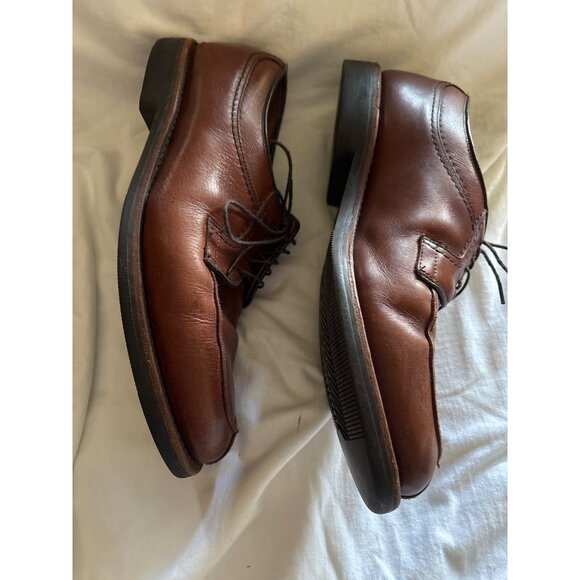 Allen Edmonds Brown Leather Lace-Up Mens Dress Shoes Size 8 3E Oxfords - Picture 3 of 11